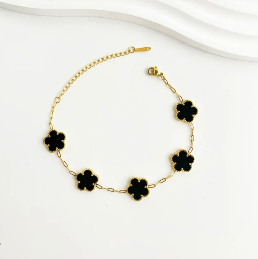 Flower Gold Bracelet