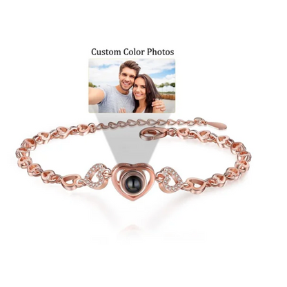 Personalized Circle Photo Bracelet