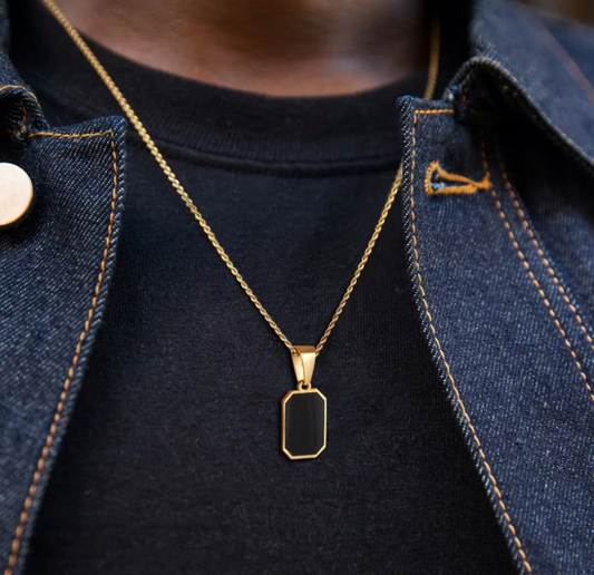 Onyx Pendant Necklace