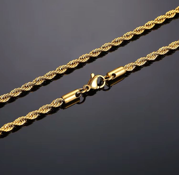 Gold Rope Necklace