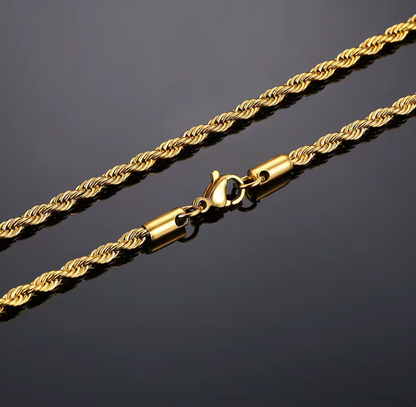 Gold Rope Necklace