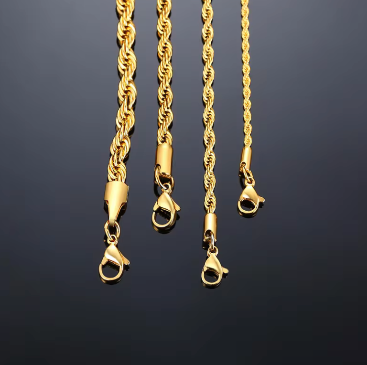 Gold Rope Necklace