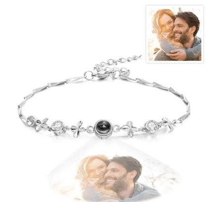 Personalized Circle Photo Bracelet